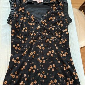 Gothic Floral Blouse